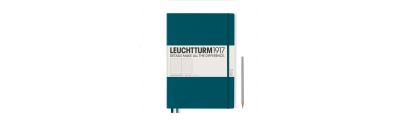 LEUCHTTURM1917 Notebook (A4+) Master Slim Hardcover Dotted Pacific Green