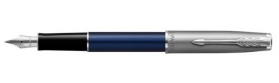 Parker Sonnet Blue CT Sandblasted Steel Fountain pen Medium 
