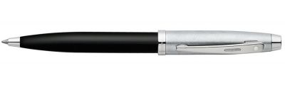 Sheaffer 100 Brushed Chrome - Black Guľôčkové pero